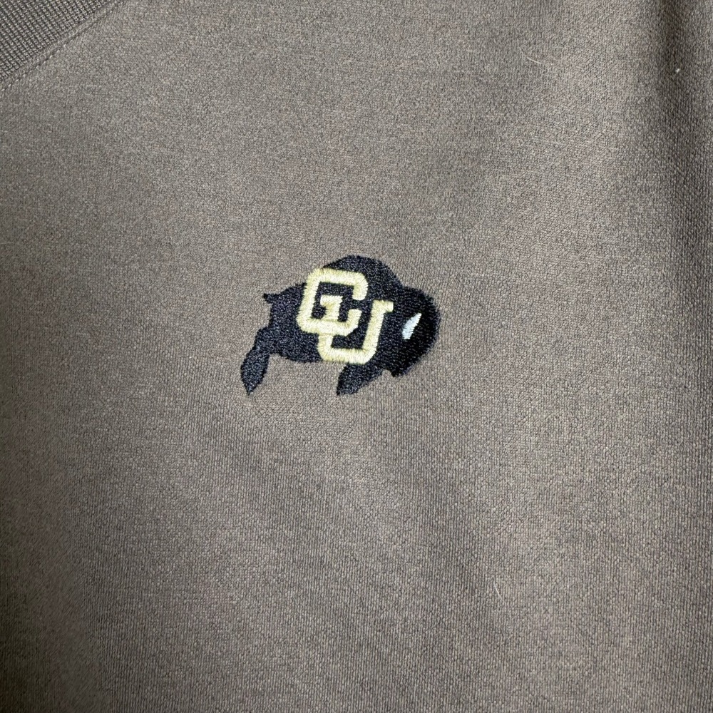 Nike Golf Vest Mens Large Brown Colorado Buffaloes Fit Dry V-Neck Pullover CU - Picture 3 of 8